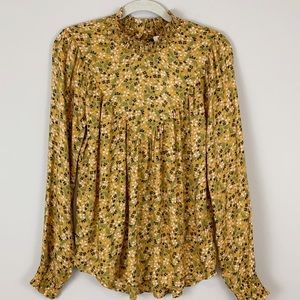 William Rast Tops - NWT William Rast Floral High Neck Blouse Top William Rast Tops - NWT William Rast Floral High Neck Blouse Top